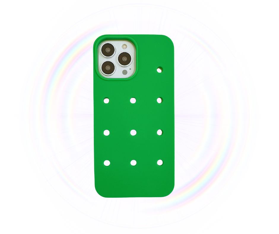 Fashion Silicone Hole DIY Charms Phone Case _THECHARMTREND_ONLINE_SHOPPING