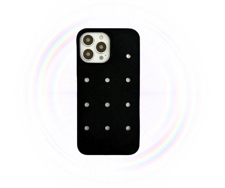 Fashion Silicone Hole DIY Charms Phone Case _THECHARMTREND_ONLINE_SHOPPING