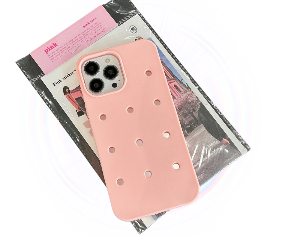 Fashion Silicone Hole DIY Charms Phone Case _THECHARMTREND_ONLINE_SHOPPING