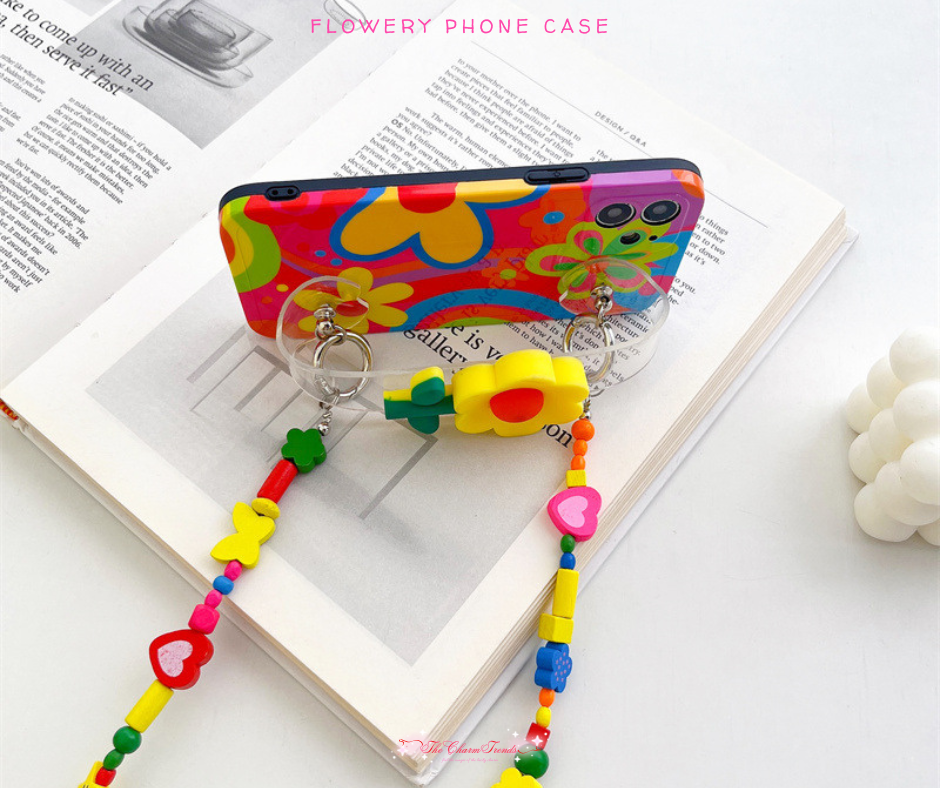FlowerWristStrapPhoneCaseCross-bodyLanyard_THECHARMTREND.ONLINESHOP_11