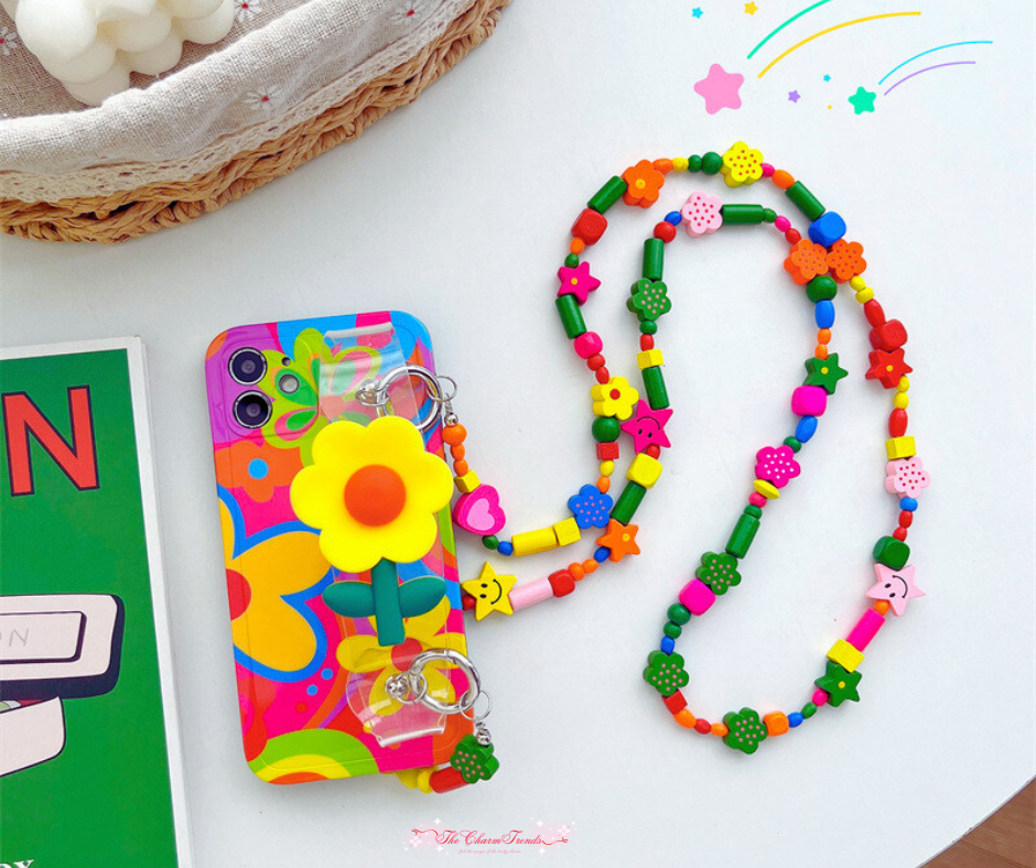 FlowerWristStrapPhoneCaseCross-bodyLanyard_THECHARMTREND.ONLINESHOP_11