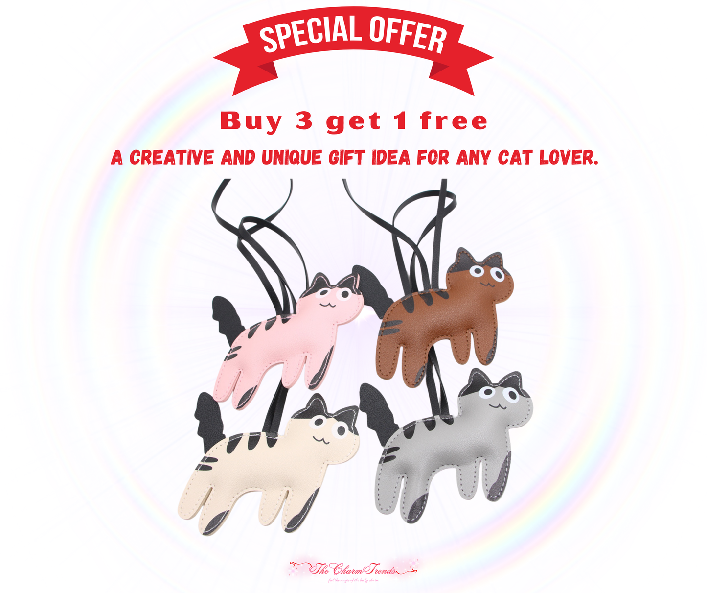 Lucky Cat Charm Pendant