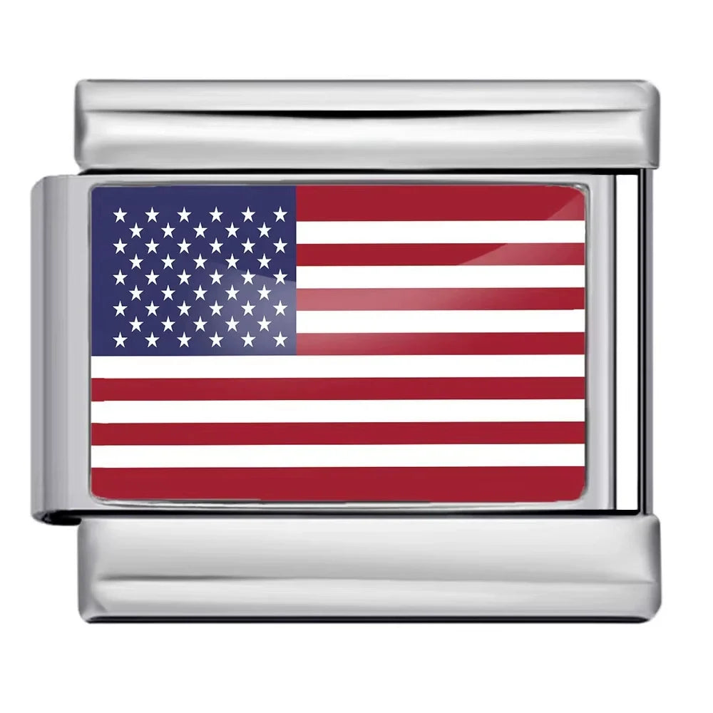 AMERICA-Traveler Charms Bracelet_THECHARMTREND_ONLINE_SHOPPING