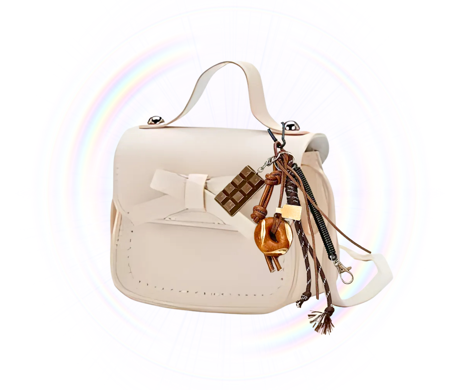 Chocolate, Pretzel & Bagel  bag charm Pendants  the charm trends online shop