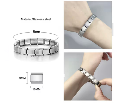 "World Flags Traveler Bracelet Charm"