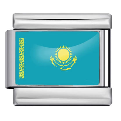 Kazakhstan KZ COUNTRY Traveler Charms Bracelet_THECHARMTREND_ONLINE_SHOPPING