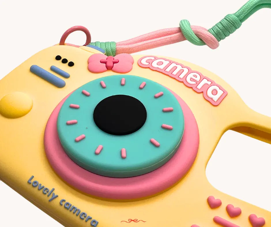 Cartoon Style iPhone Charm Case & Hand Strap. Charm Trends