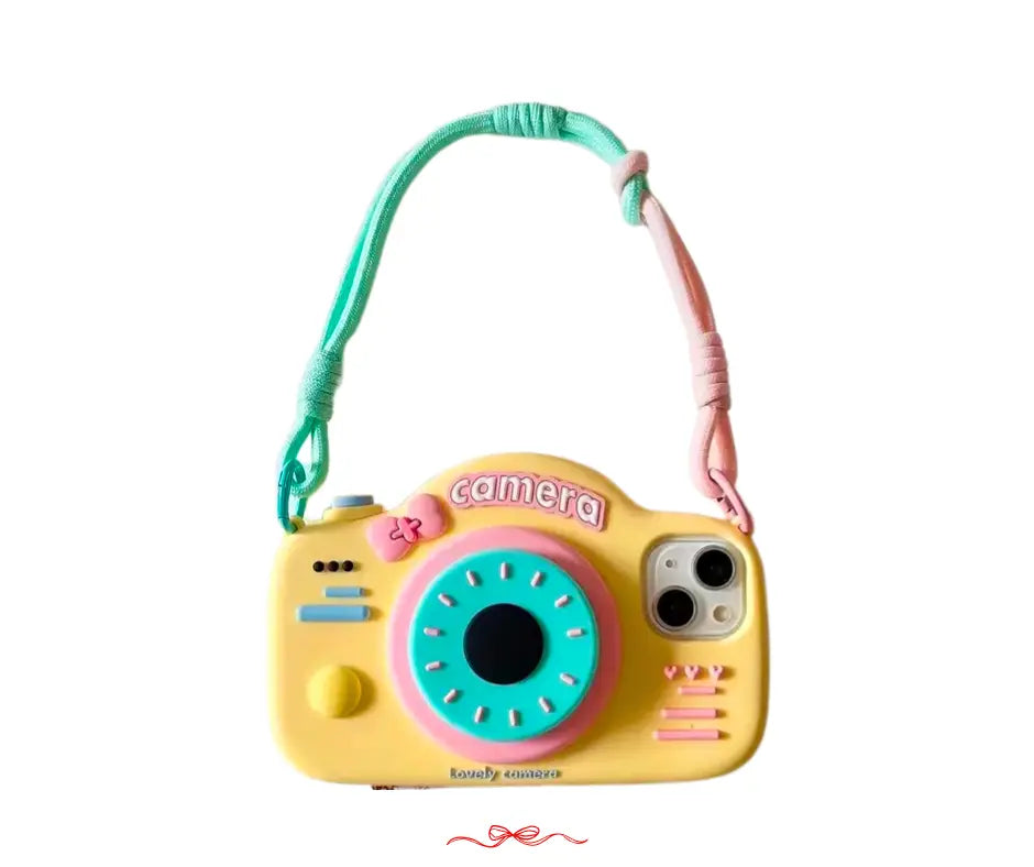 Cartoon Style iPhone Charm Case & Hand Strap. Charm Trends