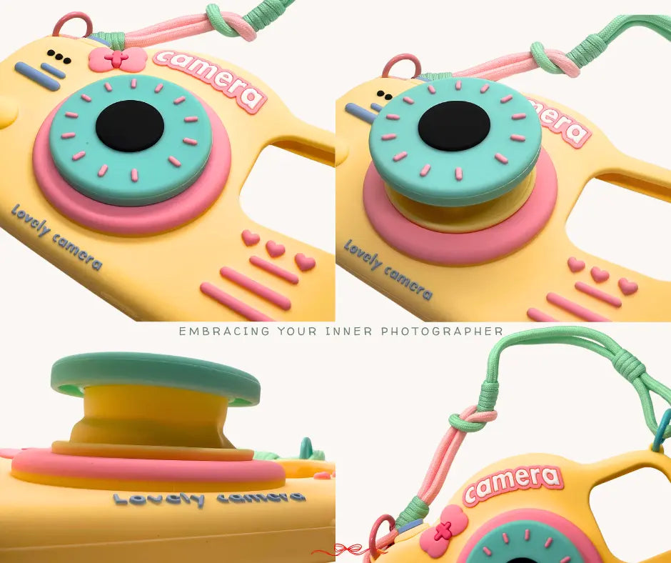 Cartoon Style iPhone Charm Case & Hand Strap. Charm Trends