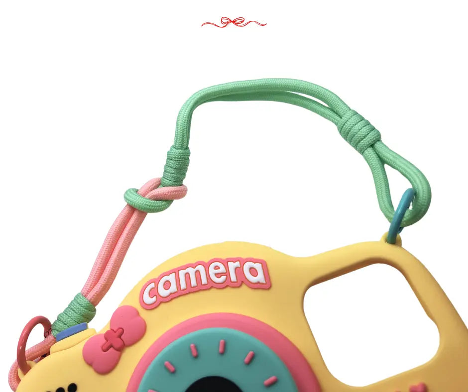 Cartoon Style iPhone Charm Case & Hand Strap. Charm Trends